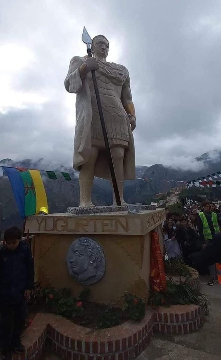 مضلل: هذا التمثال للملك الأمازيغي يوغرطة في الجزائر وليس في زوارة